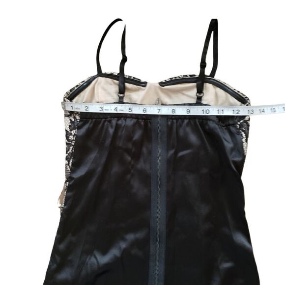 TCEC Black Lace Overlay Bodycon Dress Sz S - Picture 10 of 13